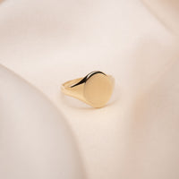 14k Gold Signet Ring