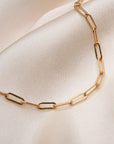 Gold Rectangle Necklace