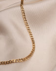 Gold Curb Link Necklace