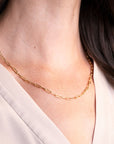 Gold Rectangle Necklace