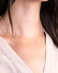 Gold Satellite Necklace