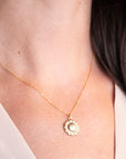 Gold Sunflower Necklace