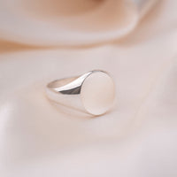 Silver Large Signet Ring