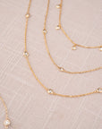 14k Diamond Yard Necklace .33 CTW