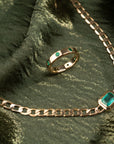 14k Emerald Neptune Necklace