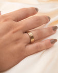 Gold Bold Stackable Ring | 2mm