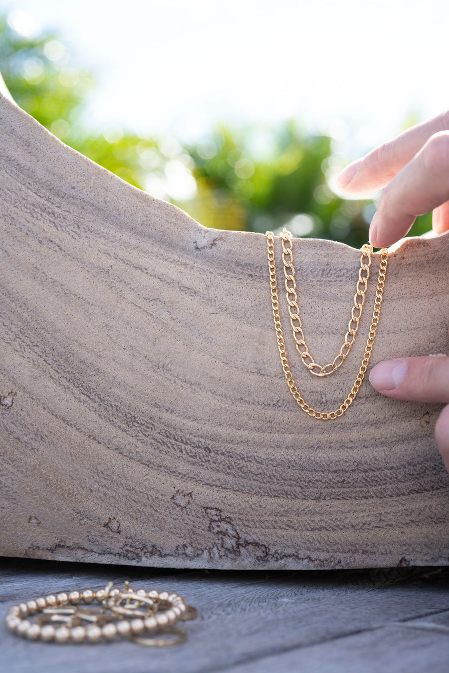 Gold Neptune Necklace