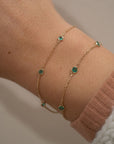 14k Emerald Yard Bracelet | .75 CTW