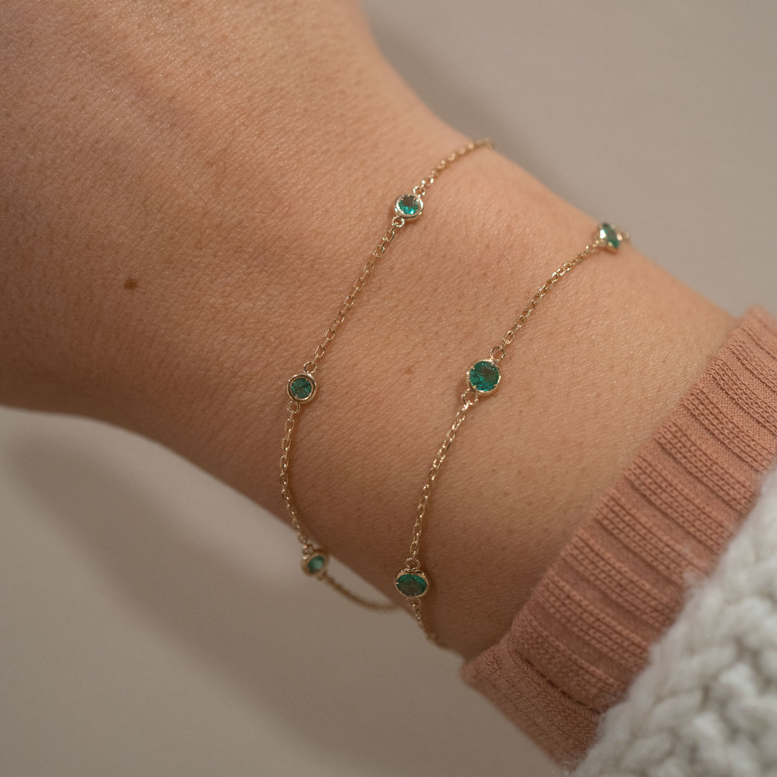 Emerald Green and Ruby Bracelet in Kundan – Putstyle