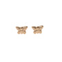 Gold Butterfly Studs