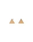 Gold Triangle Studs