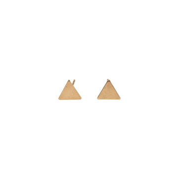 Gold Triangle Studs