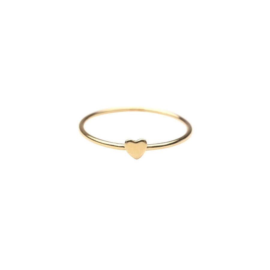 Gold Heart Stacker Ring,