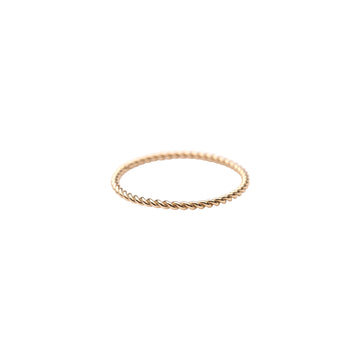 Gold Twist Stacker Ring