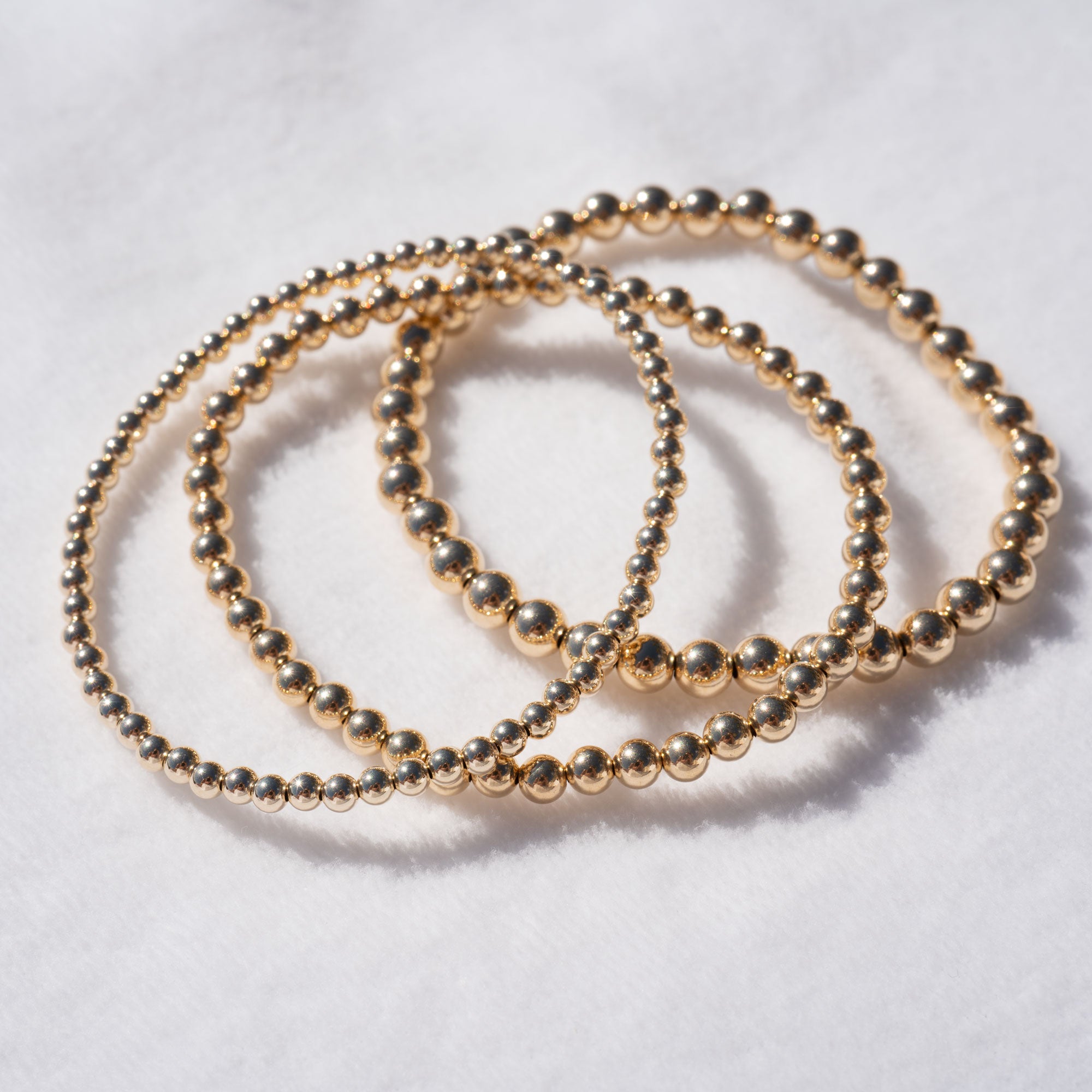 Gold Beaded Bracelet