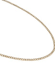 Gold Curb Link Necklace