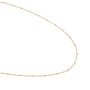 14k Gold Satellite Necklace