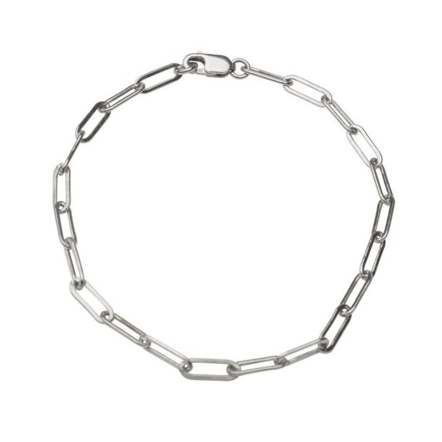 Silver Rectangle Bracelet