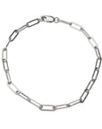 Silver Rectangle Bracelet