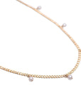 Gold Cleo Pearl Necklace