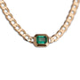 14k Emerald Neptune Necklace