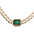 14k Emerald Neptune Necklace