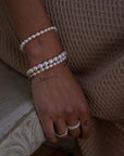 Oval Pearl Bracelet