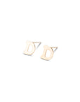 14k Gold Alphabet Studs