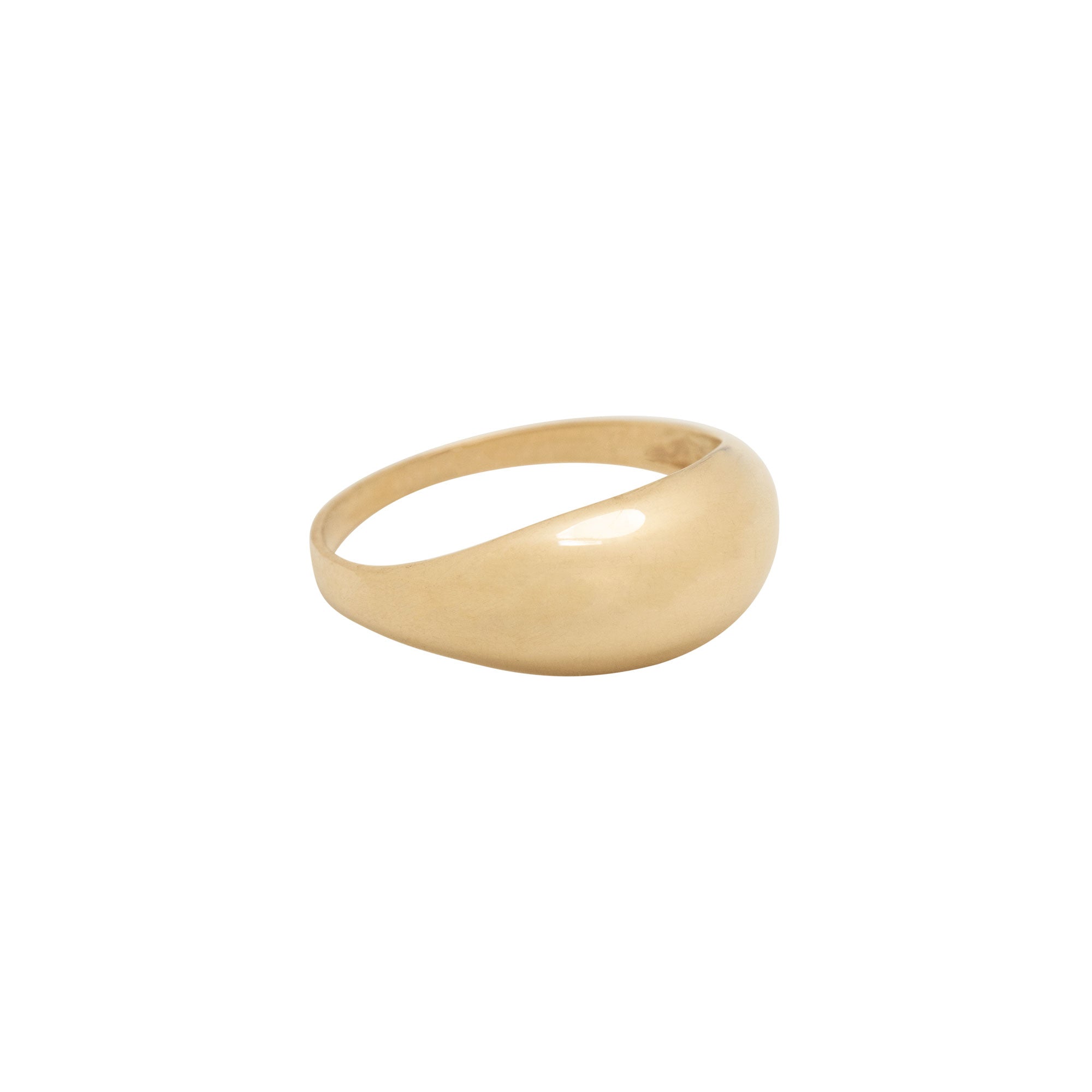 14k Gold Dome Ring