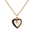 Gold Filled Diamond Heart Locket H15S