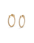 Diamond Inside Out Hoops - Fine Jewelry