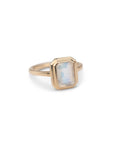 14k Moonstone Tiered Bezel Ring