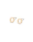 14k Gold Alphabet Studs