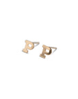 14k Gold Alphabet Studs