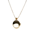 14k Oval Locket Necklace