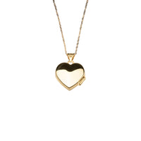 14k Heart Locket Necklace