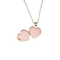 14k Heart Locket Necklace