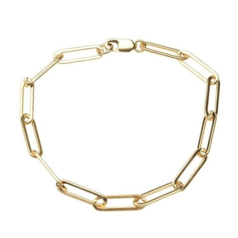 Gold Rectangle Bracelet XL