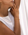 Gold Rollo Bracelet