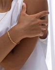 Gold Rollo Bracelet