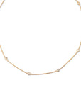 14k Diamond Yard Necklace .62 CTW