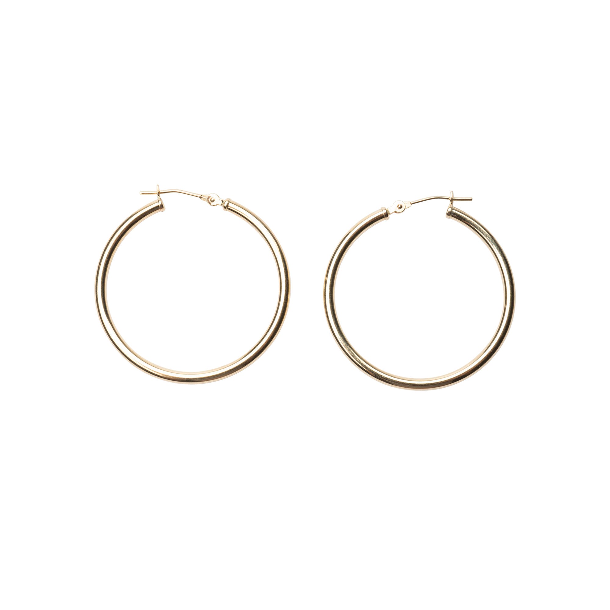 Clasp Hoops - Fine Jewelry