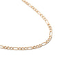 Gold Thick Figaro Necklace