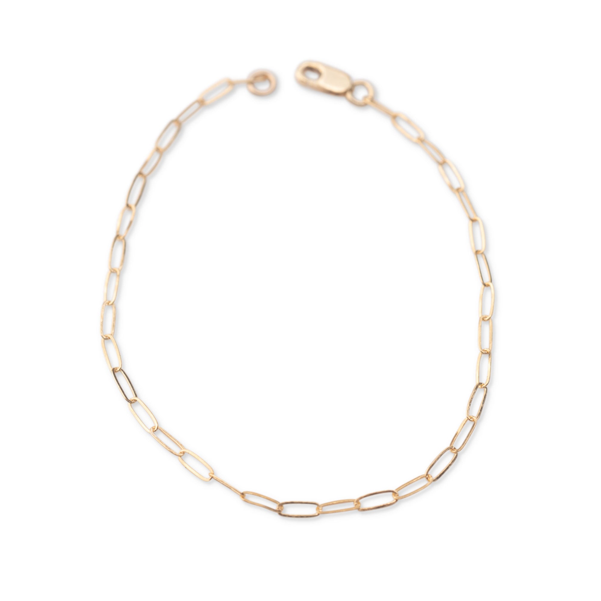 Gold Thin Rectangle Bracelet