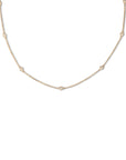 14k Diamond Yard Necklace .33 CTW