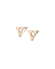 Gold Filled Alphabet Stud (Single)