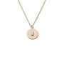 14k Round Baguette Diamond Necklace