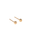 14k Gold  Small Cube Studs