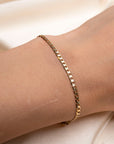 14k Gold Curb Link Bracelet