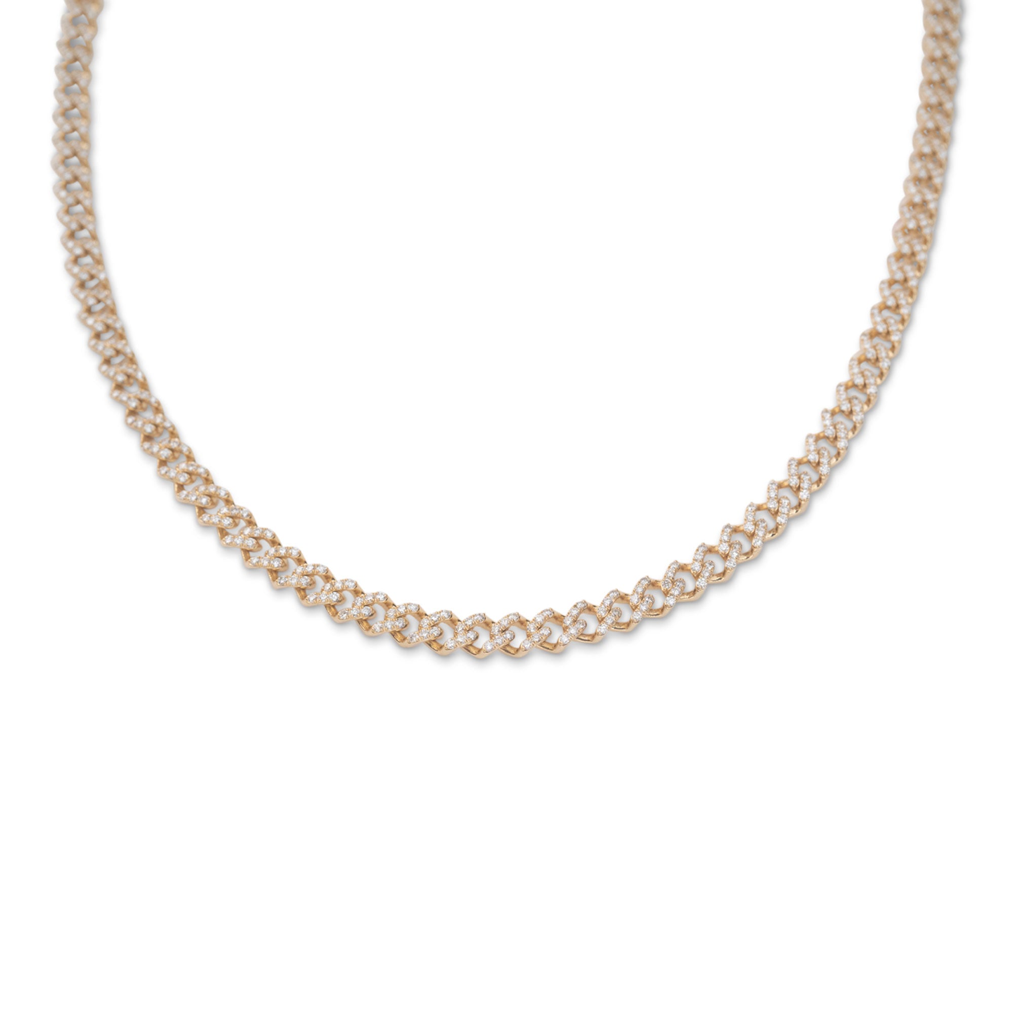 Diamond Cuban Link Necklace - Necklace